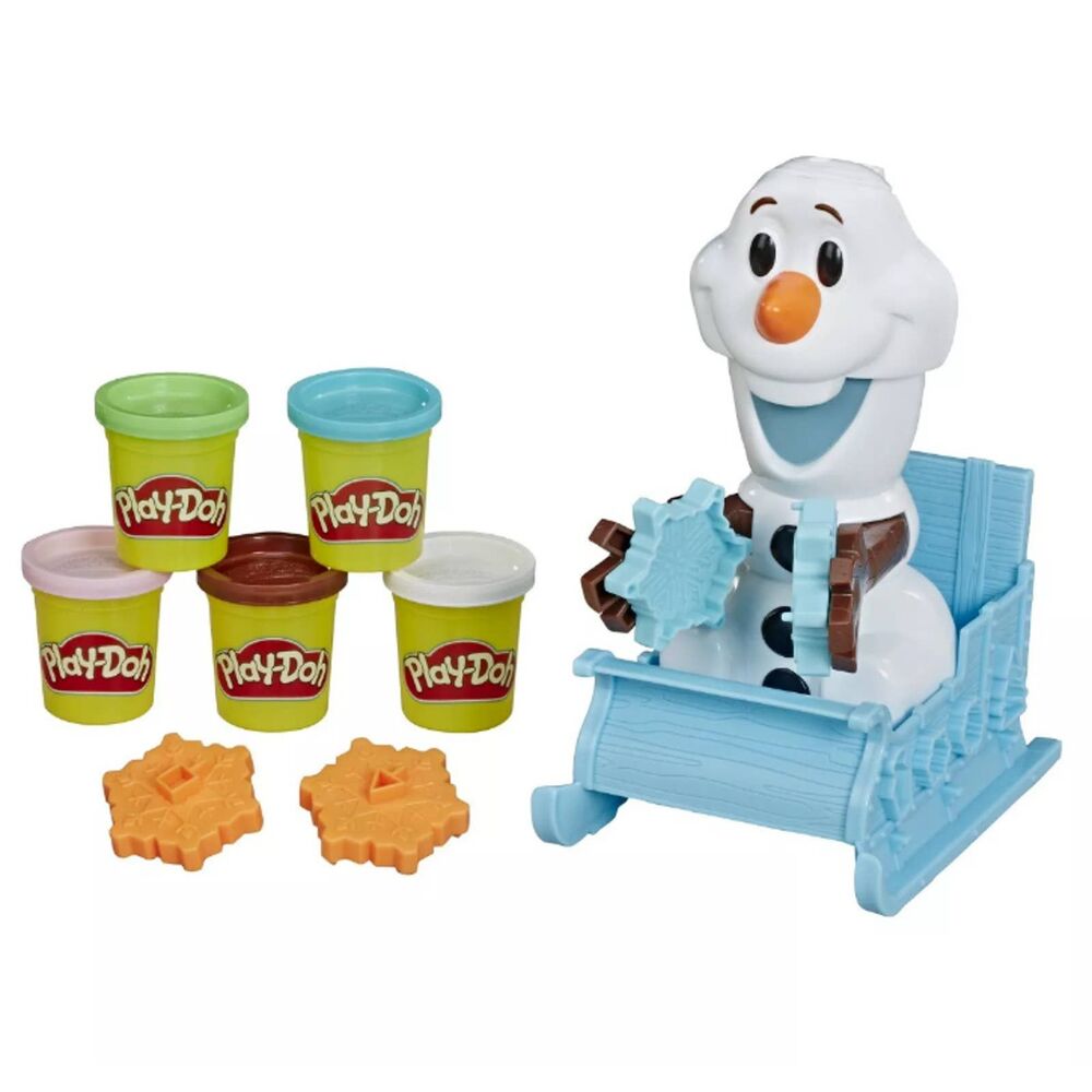 Play-Doh Disney Frozen Olaf's Sleigh Ride Snowflake OOB